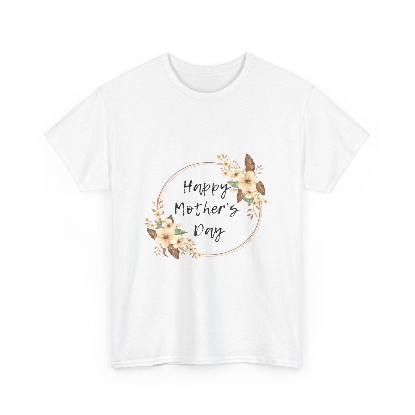 Mother's Day Floral Shirt/ Unisex Heavy Cotton Tee