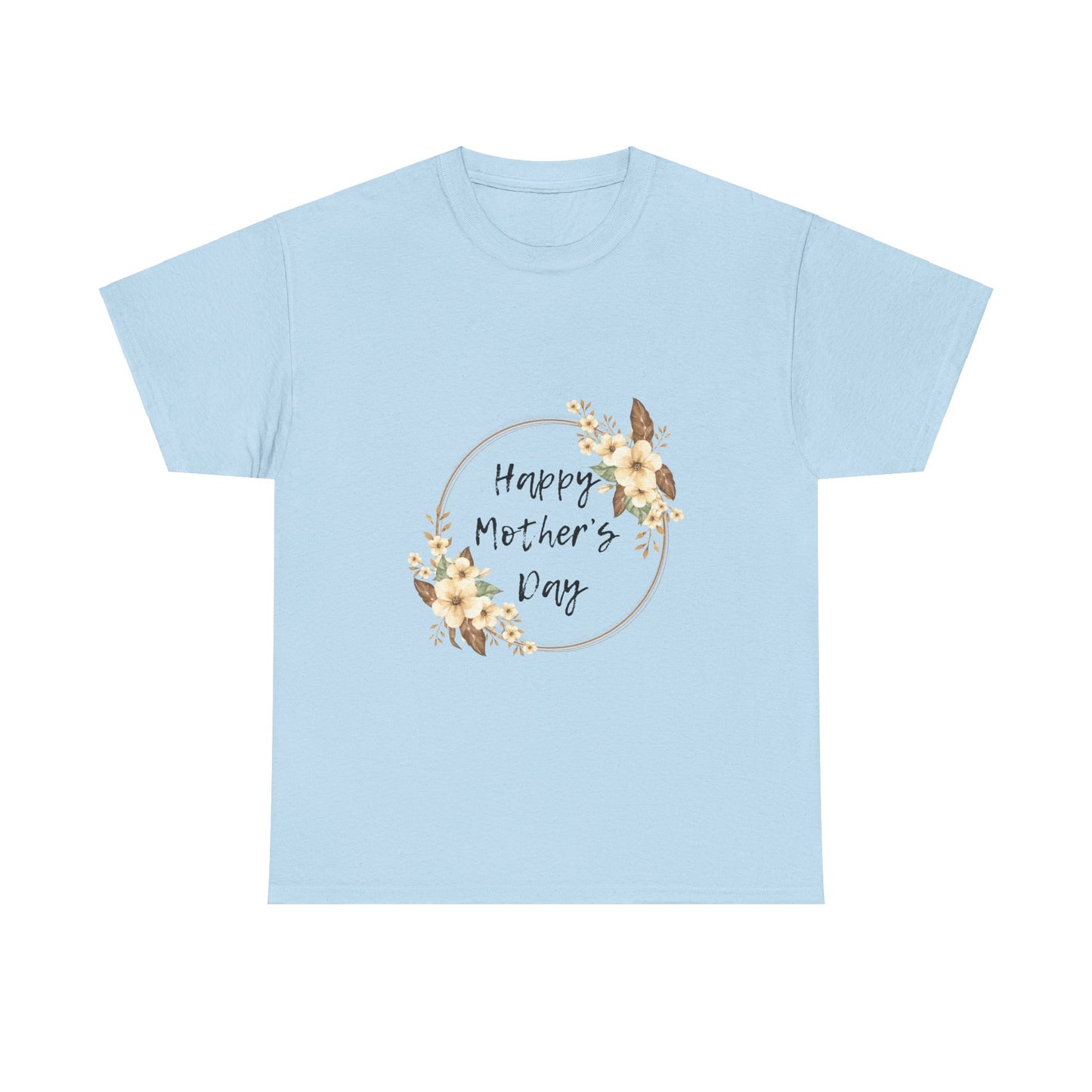 Mother's Day Floral Shirt/ Unisex Heavy Cotton Tee