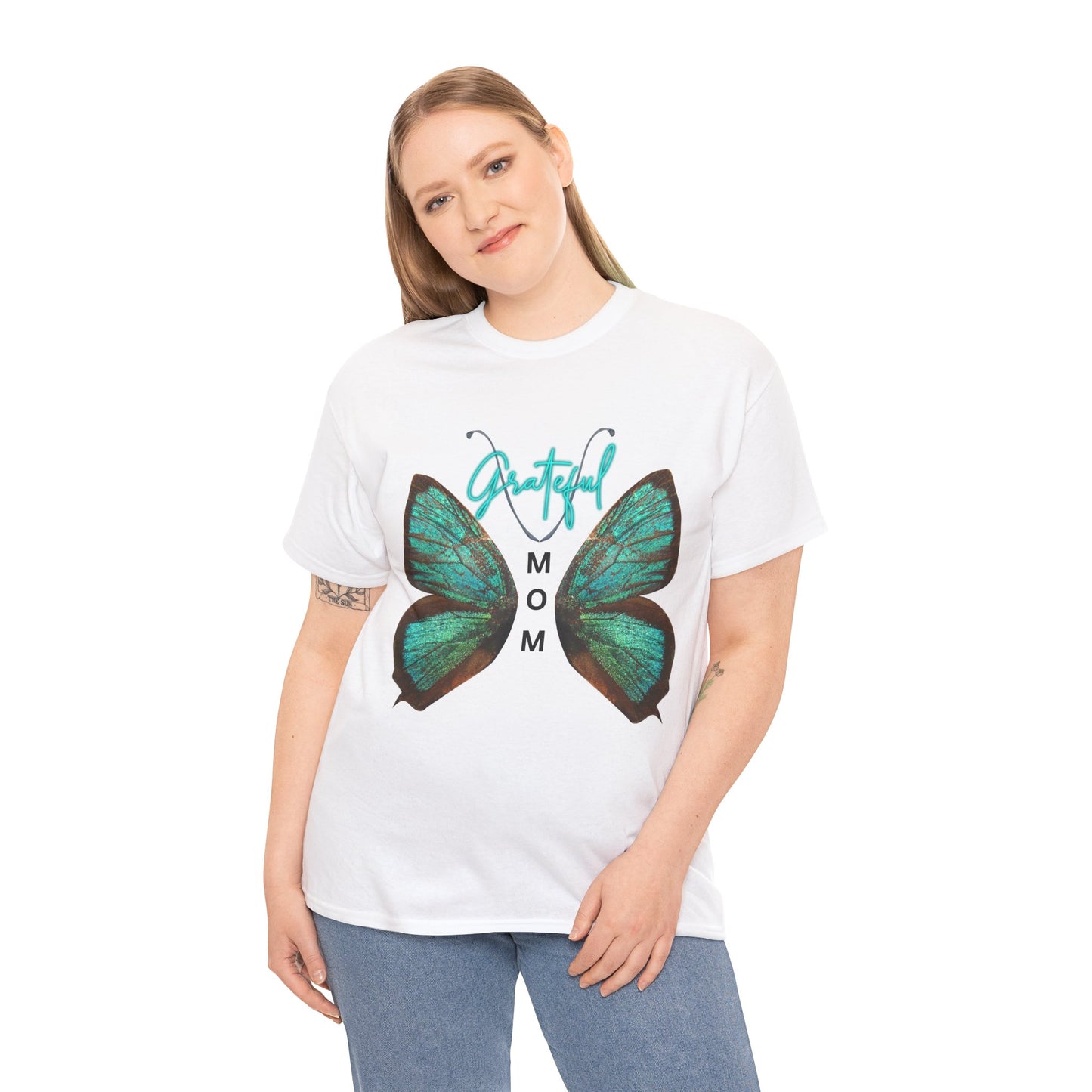 Grateful Mom/ Unisex Heavy Cotton Tee