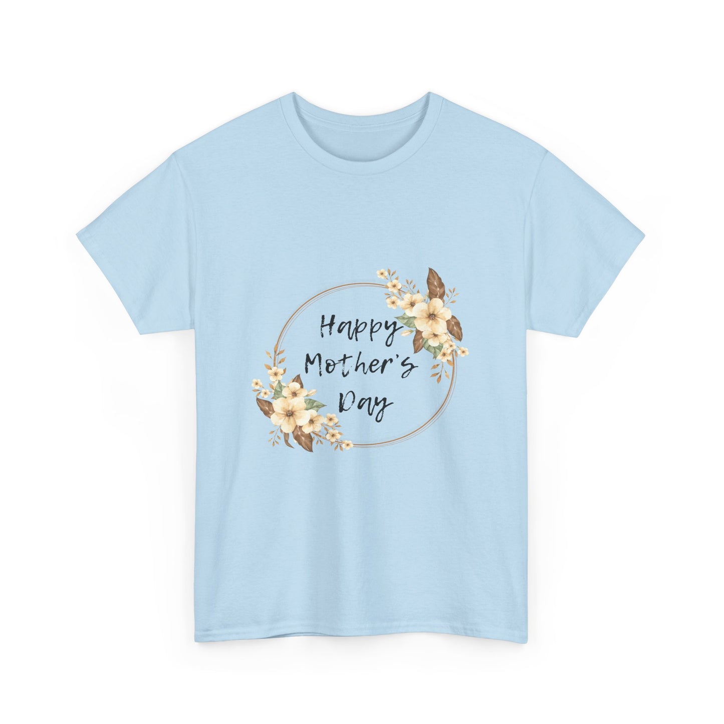 Mother's Day Floral Shirt/ Unisex Heavy Cotton Tee