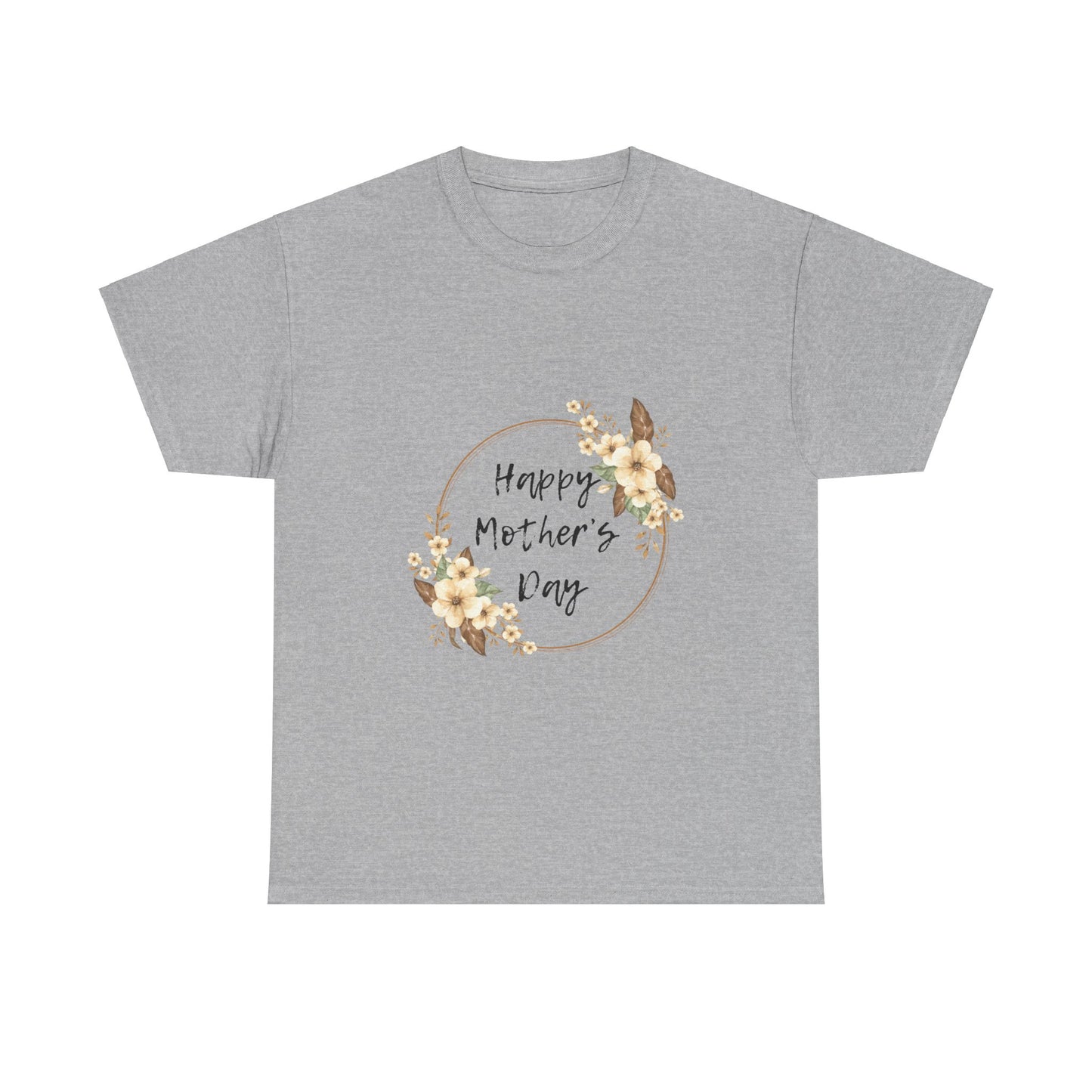 Mother's Day Floral Shirt/ Unisex Heavy Cotton Tee