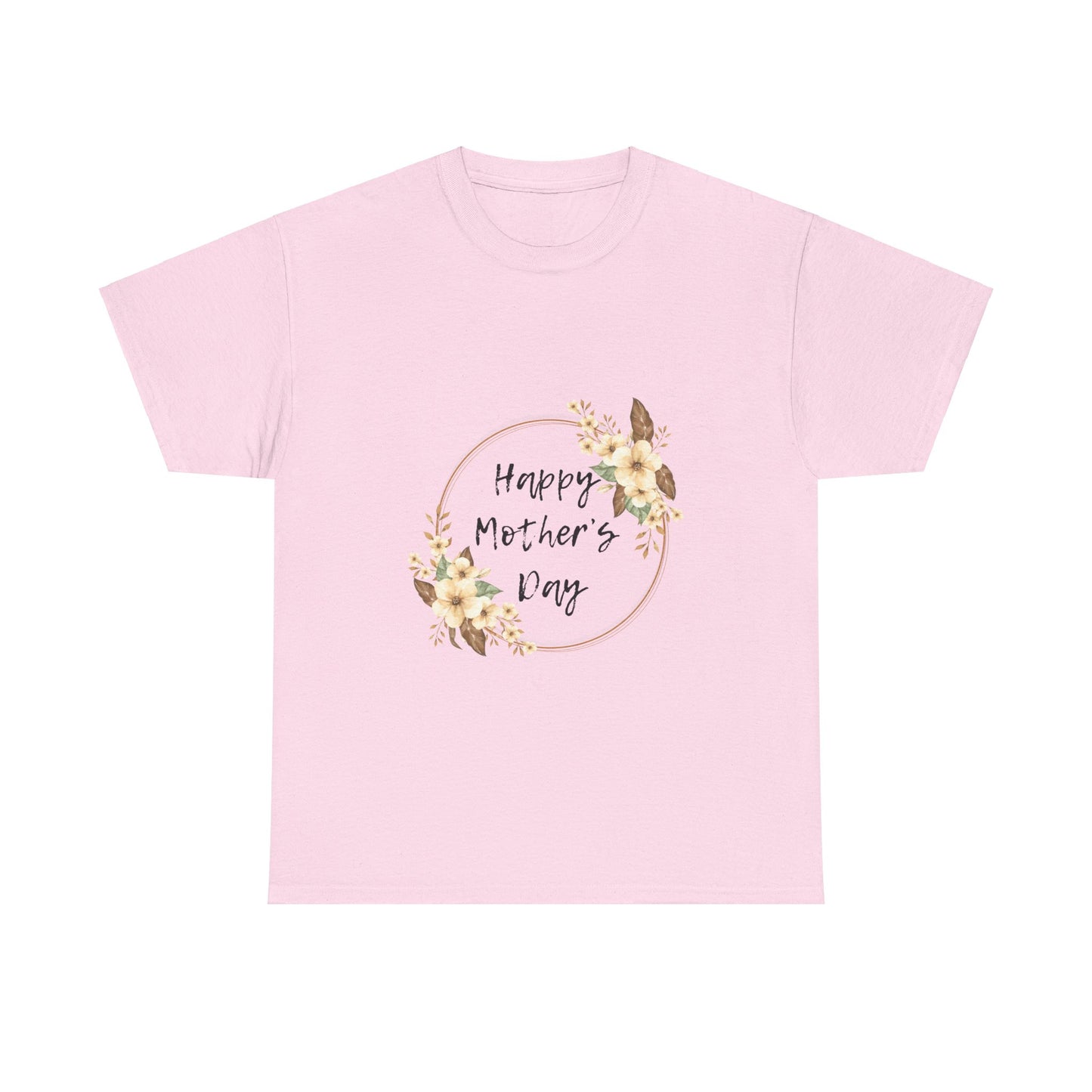Mother's Day Floral Shirt/ Unisex Heavy Cotton Tee