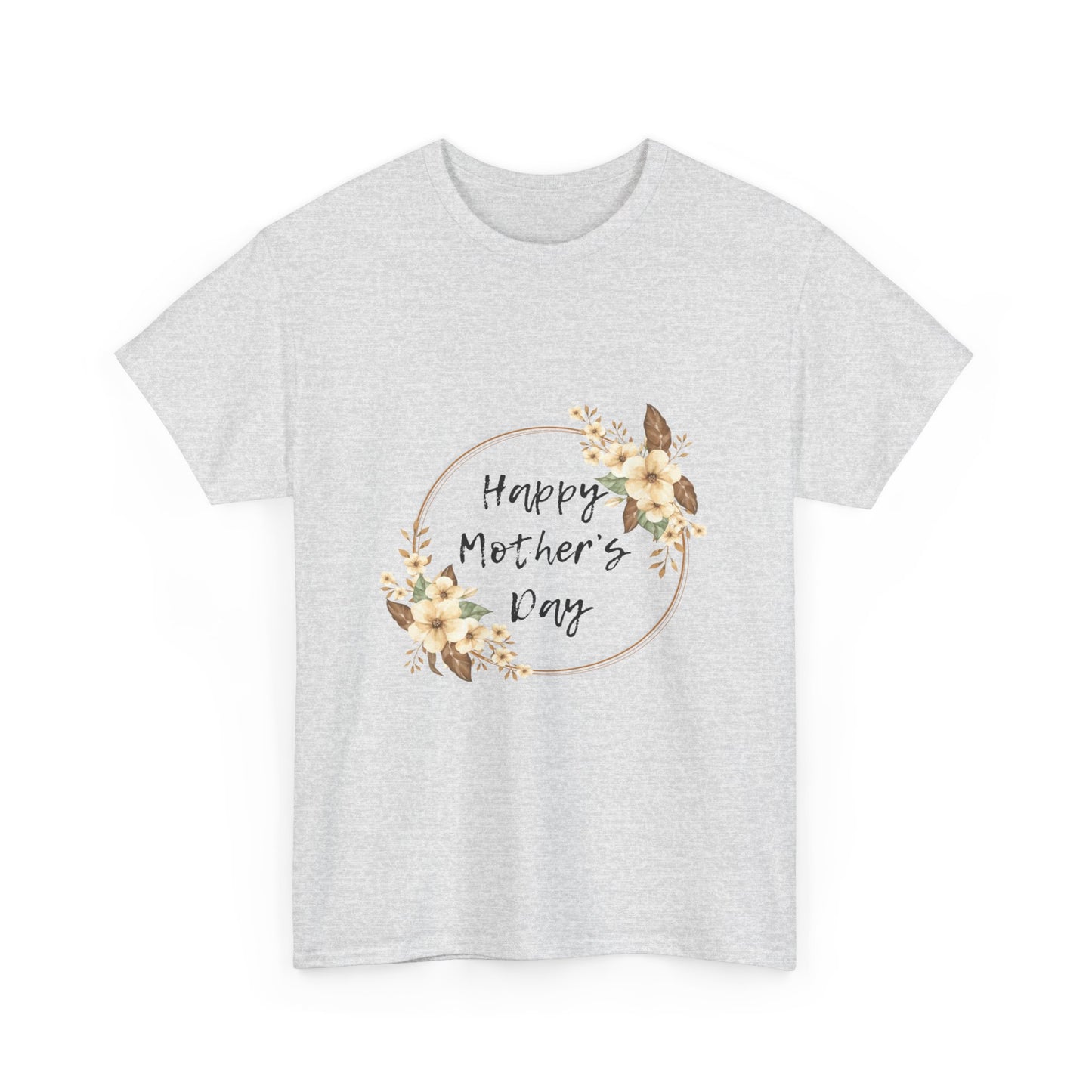Mother's Day Floral Shirt/ Unisex Heavy Cotton Tee