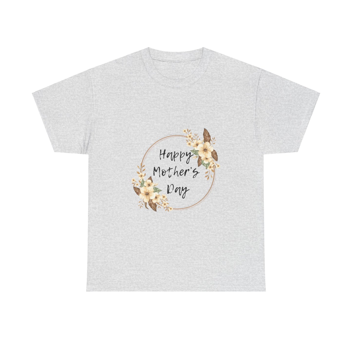 Mother's Day Floral Shirt/ Unisex Heavy Cotton Tee