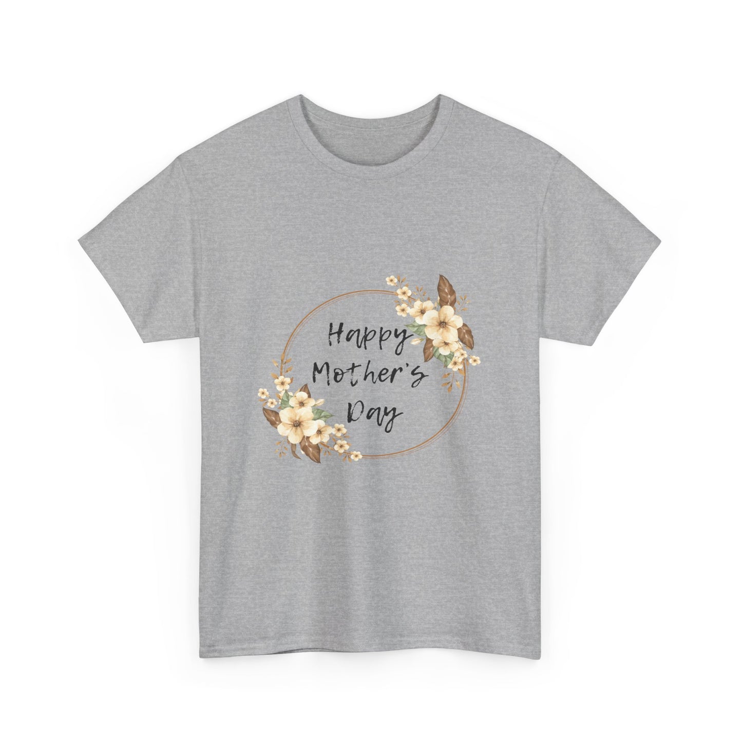 Mother's Day Floral Shirt/ Unisex Heavy Cotton Tee