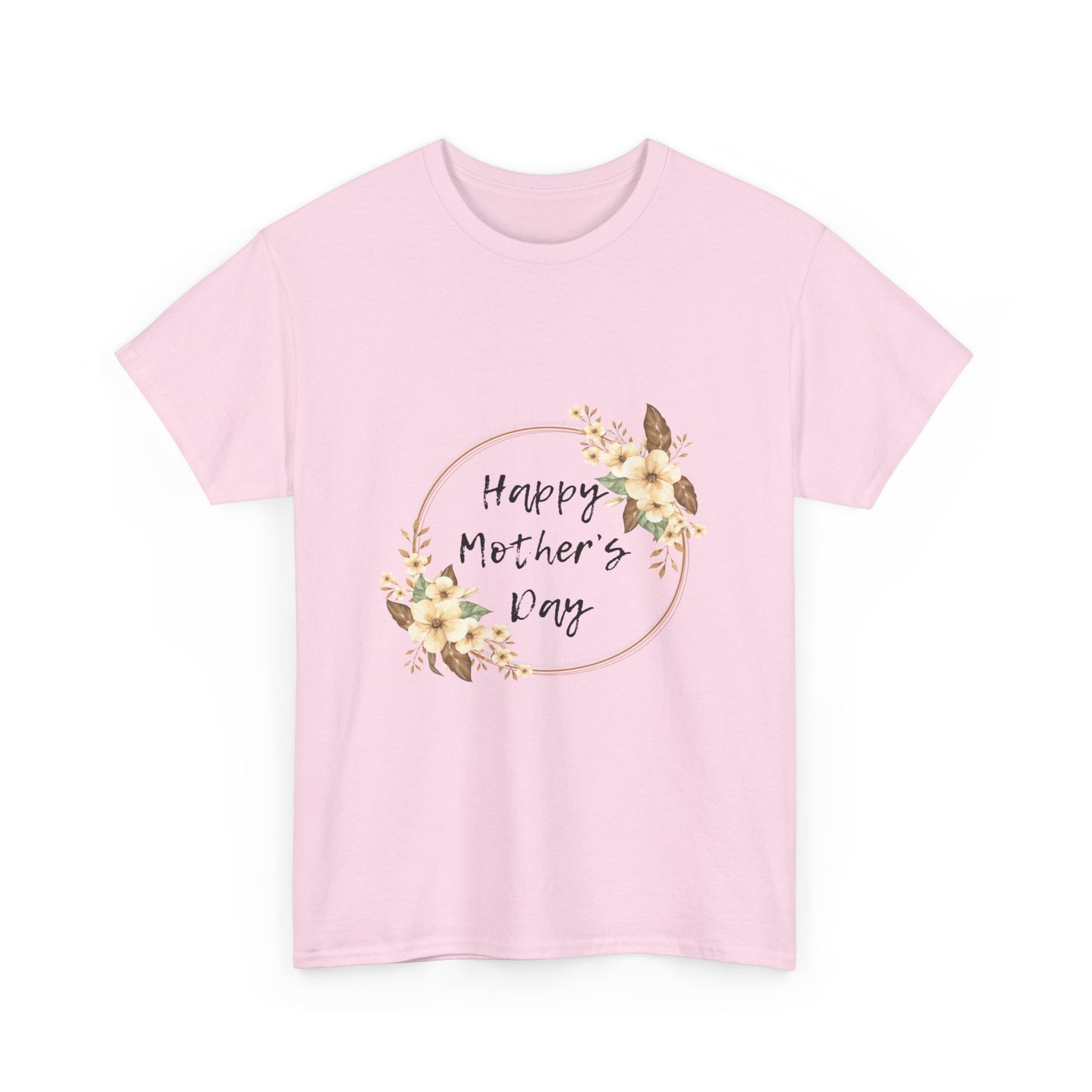 Mother's Day Floral Shirt/ Unisex Heavy Cotton Tee