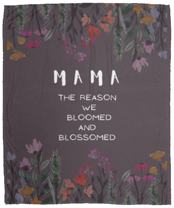 Mama Floral Blanket/ Mother's Day Gift