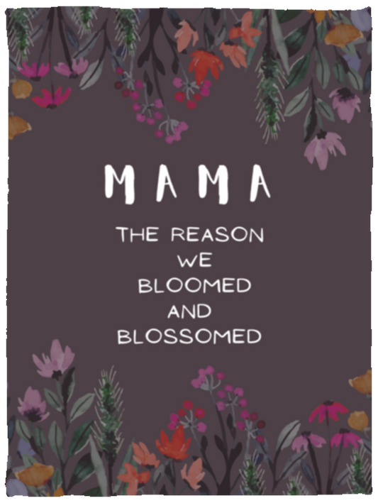 Mama Floral Blanket/ Mother's Day Gift
