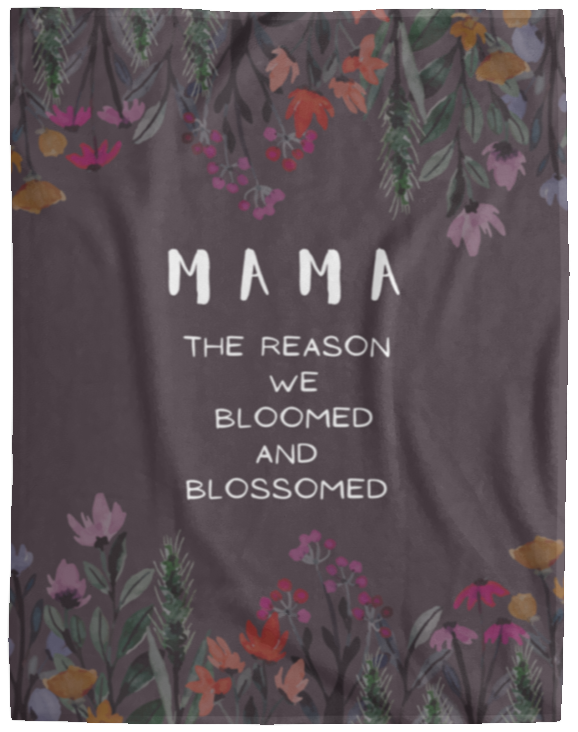 Mama Floral Blanket/ Mother's Day Gift