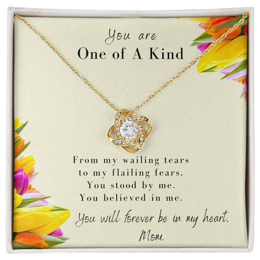 You Are One Of A Kind | Love Knot Necklace