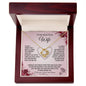 To My Beautiful Wife | Love Knot Necklace