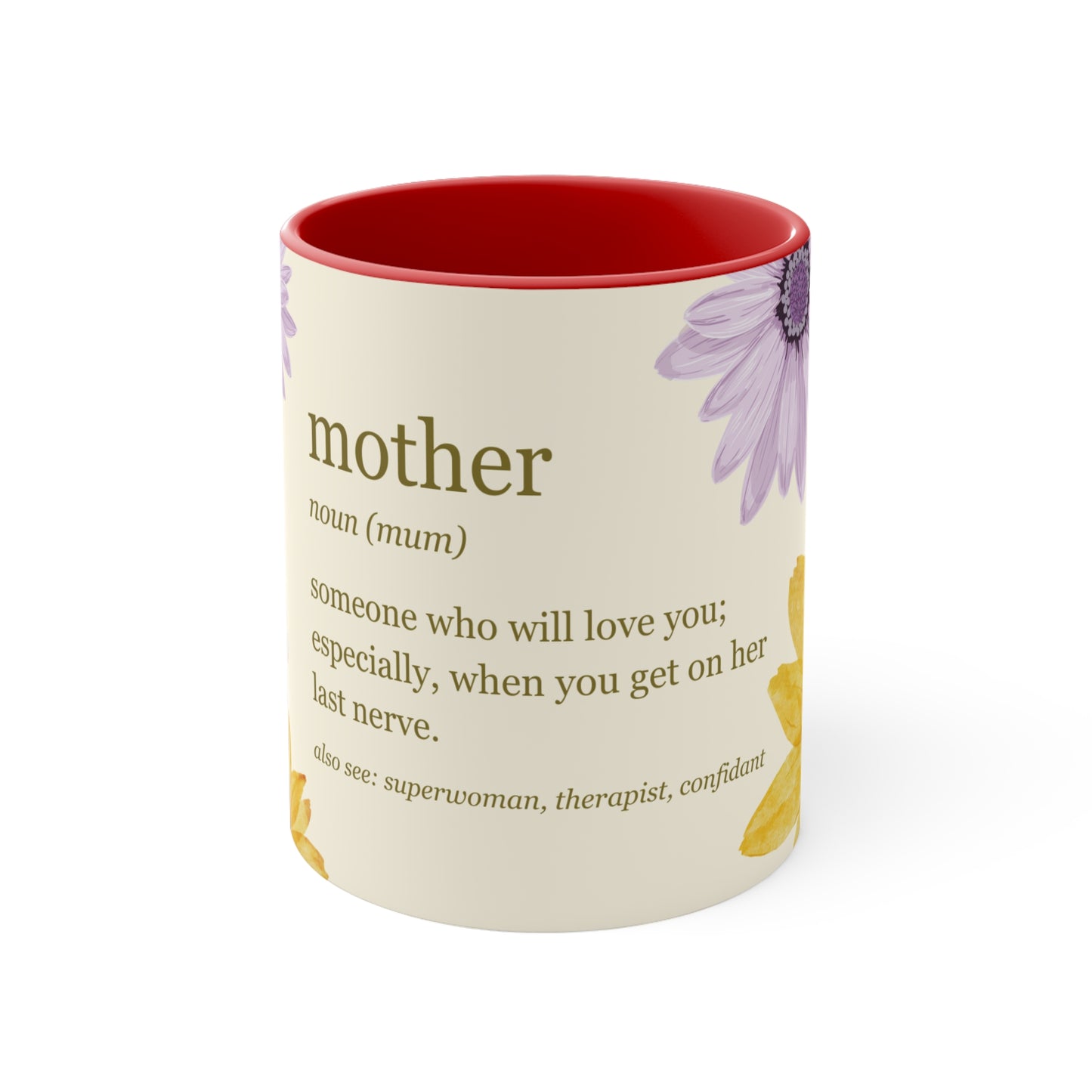 Mother - Definition Accent Coffee Mug, 11oz