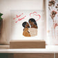 Love & Dream/ Square acrylic  plaque